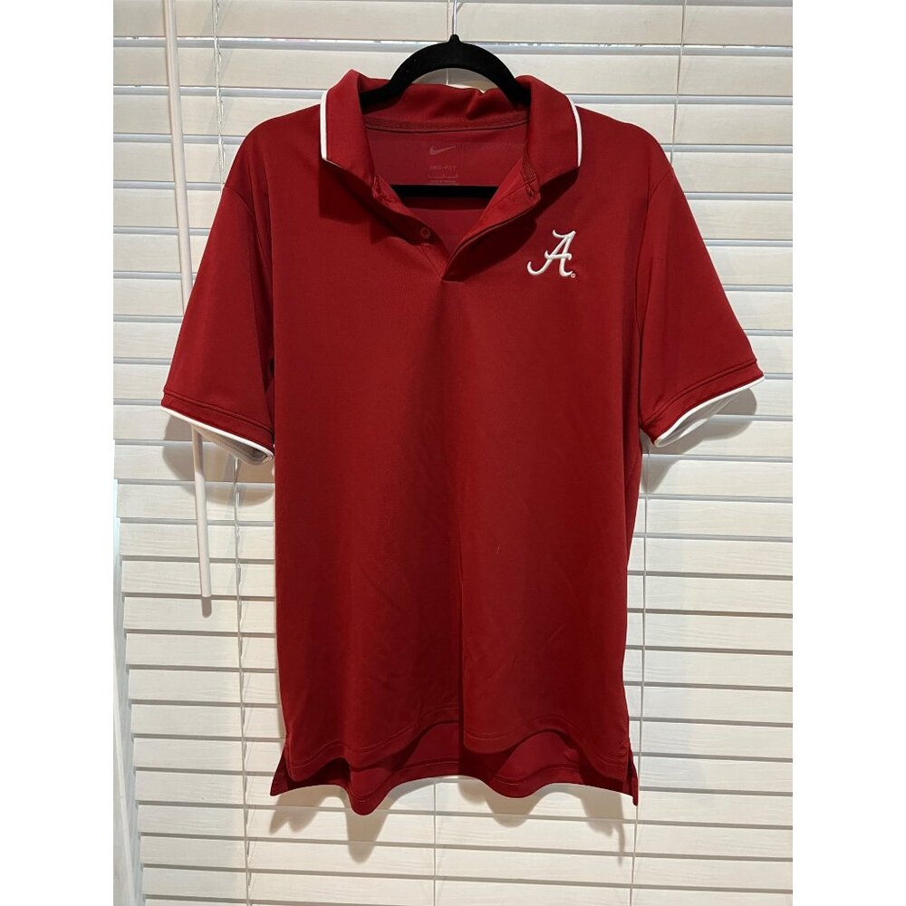 Nike Alabama Crimson Tide Polo‎ Shirt - Size L